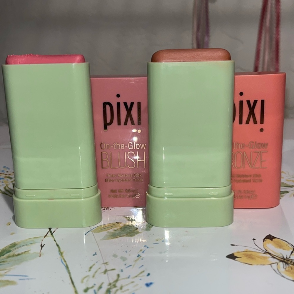 Pixi On-The-Go Blush in Fleur & Bronze in Warm Glow